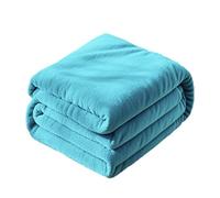 STGAO Couverture Polaire 70 x 190 cm Chaude pour l'hiver Couverture Chaude de Canapé Personnalisation du Support pour Lit et Canapé, Lit Double, Canapé-Lit, Bleu Ciel