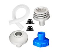 Stgfyxgs 6 Pièces Connecteur Piscine Kit Ensemble Tuyau Skimmer Adaptateur B Ensemble Complet Installation Facile Résistant à la Température