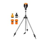 Stgfyxgs Arroseur Trépied de Jardin avec Raccord Rapide 3/4", Hauteur Réglable et Polyvalent pour