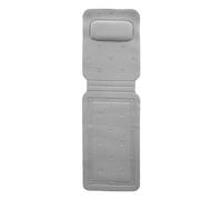 Stgfyxgs Coussin de Bain Adulte Repose-tête Antidérapant Matelas Accessoire Relaxation Bain Hygiénique En PVC avec Adaptation Parfaite et Ventouses Adapté Aux, GRIS