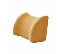 Stgfyxgs Coussin de Canapé en Chenille Coussin Lombaire Oreiller de Soutien Appui-dos Multifonction Soulagement de Pression Mousse Résiliente Housse Facile à, Jaune, 50CM