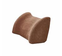 Stgfyxgs Coussin de Canapé en Chenille Coussin Lombaire Oreiller de Soutien Appui-dos Multifonction Soulagement de Pression Mousse Résiliente Housse Facile à, Café, 50CM Haut