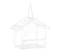 Stgfyxgs Figurine D'oiseau Suspendue, Mangeoire à Oiseaux Face à L'oiseau, Facile à Installer et à Nettoyer, pour L'extérieur du Jardin, en Acryliq