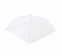 Stgfyxgs Housse Anti-poussière Filet Repliable Protection Plateau Couvercle Rectangulaire Maillé pour Nourriture Convient à la, Dentelle Blanche, 12 Pouces Environ 33 33cm