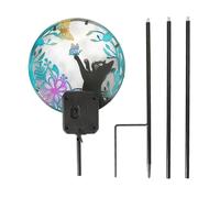 Stgfyxgs Lampe Solaire de Jardin Fer Étanche Motif Animal Applique LED Extérieure pour Balcon et Allée Balise Ambiance Décorative et Éclairage Chemin Adaptée à, Chat