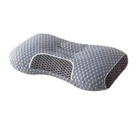 Stgfyxgs Oreiller Cervical Soutien de Nuque Mémoire de Forme Oreiller de Lit Confortable en Polyester pour Dormir Toutes Positions Maison Hôtel Cadeau, 1000g