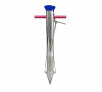 Stgfyxgs Plantoir à Légumes Manuel avec Long Manche Transplanter Semoir Embout Acier Mécanisme Ergonomique Mousse Prise Large Ouverture Adaptée Potager Serre Agraire Extérieur, 2-Poignées 1-Ressort