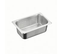 Stgfyxgs Plat Perforé En Inox Empilable | Perforé, Antirille, pr Cuisine Professionnelle, 265 X 165 X 10 CM