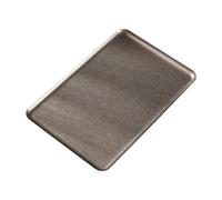 Stgfyxgs Plateau Rétro Plateau à Pizza Plateau de Cuisson Plaque à Pâtisserie Acier Inoxydable 304 Bords Lisses Convient pour Les Fêtes Événements Culinaires C, 30cmx20cm