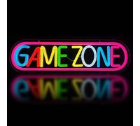 STHomedeco Game Neon lampe - Alimenté par USB Enseigne Lumineuse Decor chambre Ado Gaming Accessoires, Cool Chambre Salle de Jeux Bar Enfants Cadeau Décoration de Fête (Rose GAMEZONE)