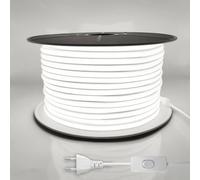 STHomedeco Ruban LED FCOB 220V IP65 Extérieur Haute Luminosité(6000K, 30m) | Bande LED flexible avec éclairage uniforme, découpe tous les 10 cm, parfaite pour jardin, terrasse et décoration intérieure.
