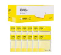 Stick Notes Strong Adhesive Lightweight Portable Stick Note Pads for Study Office Notice Board 100 Sheets