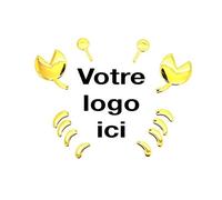 Sticker 3d Effet Miroir Autocollant Crabe En Relief Argenté