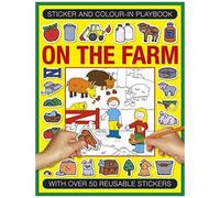 Sticker And Color-In Playbook: On The Farm