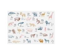 Sticker animaux alphabet 50x70 cm