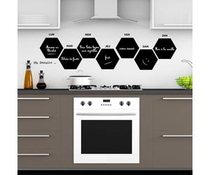 Sticker ardoise tableau noir - stickers muraux adhésif effaçable - MA BELLE PETITE SEMAINE - 35x145cm