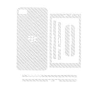 Sticker Autocollant Aspect Carbone 3d Skin Pour Blackberry Z10 Violet