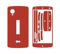 Sticker Autocollant Aspect Carbone 3d Skin Pour Lg Nexus 5 Violet