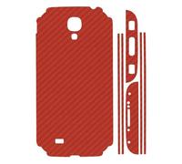 Sticker Autocollant Aspect Carbone 3d Skin Pour Samsung Galaxy S4 I9500 Rose