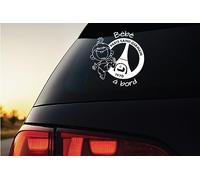 Sticker Autocollant Bébé à Bord PSG (Noir)