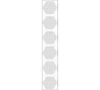 Sticker Carrelage Adhésif 15x15cm 6pcs Hexagonale Noir/Blanc Géométrique Déco Sobre et Épurée Nid d'Abeille - 150 caractères