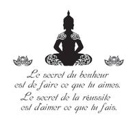Sticker citation Bouddha