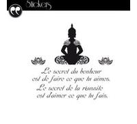 Sticker citation Bouddha G