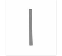 Sticker de décoration murale Lettre I - Gris GRIS G