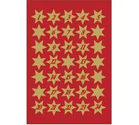 Herma Autocollants de Noël DECOR Étoiles – doré, chiffres 1–24