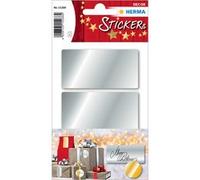 Herma Sticker De Noël, Rectangulaire, 34 X 67 Mm, Argent