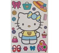 Sticker Deco Géant Hello Kitty Biscuit Incolore G