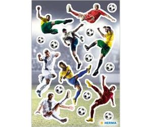 Sticker DECOR Footballeur en action