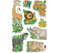 Autocollants DECOR 'Animaux de la jungle'