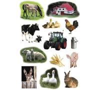 Autocollants DECOR 'Photo d'animaux de ferme'