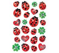 Sticker DECOR 'Trèfles avec coccinelles'