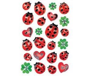 Sticker DECOR 'Trèfles avec coccinelles'
