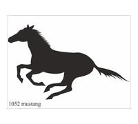 Sticker Décoratif - Maxi Decor - Cheval - 50 X 35 Cm - Noir - Résistant Et Durable