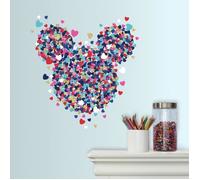 Sticker - Disney - Mickey Mouse - Coeur - Multicolore - 43x44 cm