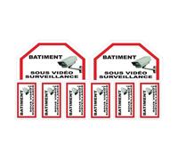 Sticker Dissuasifs Pour Alarme Et Video Surveillance Batiment
