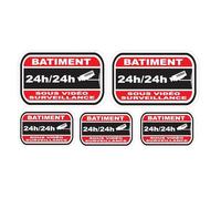 Sticker Dissuasifs Pour Alarme Et Video Surveillance Batiment