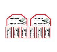Sticker Dissuasifs Pour Alarme Et Video Surveillance Locaux
