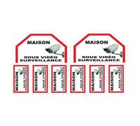Sticker Dissuasifs Pour Alarme Et Video Surveillance Maison