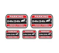 Sticker Dissuasifs Pour Alarme Et Video Surveillance Parking