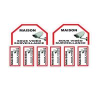 Sticker Dissuasifs Pour Alarme Et Video Surveillance Résidence