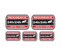 Sticker Dissuasifs Pour Alarme Et Video Surveillance Résidence