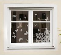 Sticker Fenêtre, 31cm x 31cm, Papillons