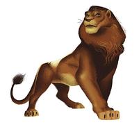 RoomMates stickers muraux Simba vinyle 12 pièces Multicolors G