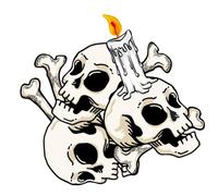 Sticker Ghost - PVC 14 x 14 cm, autocollants pour voiture | autocollants en vinyle imperméables, décoration gothique ?tickers fór car- bumper autocollant, housse multifonctionnelle pour camion, moto