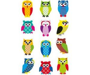 Sticker MAGIC 'Chouettes', film scintillant