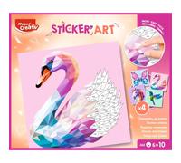 Sticker maped rose